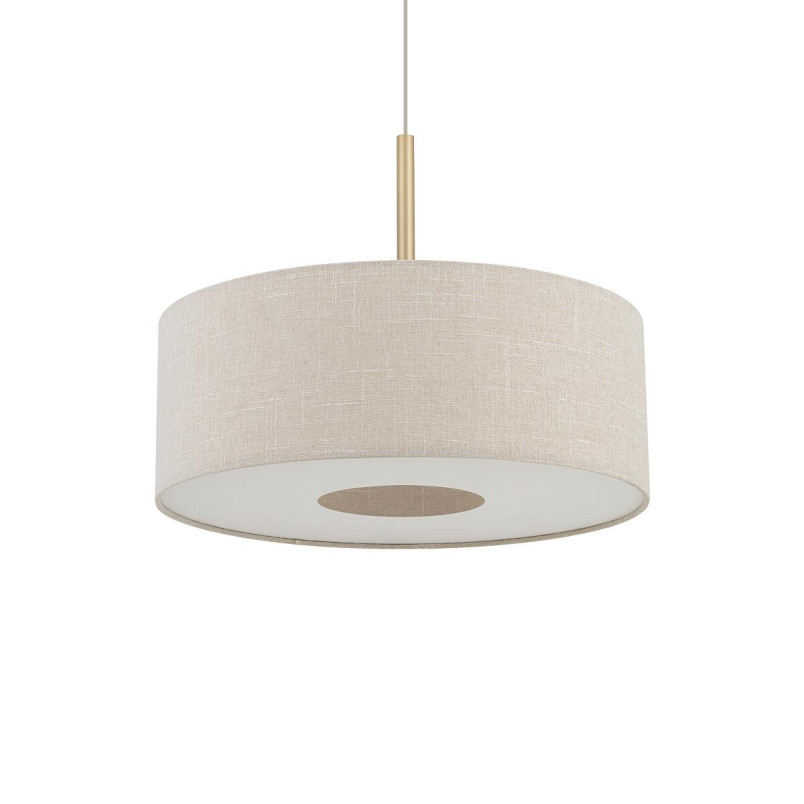 Lampa wisząca z abażurem Santana 50cm kremowa Nowodvorski