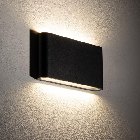 Kinkiet elewacyjny Semi 17,5cm IP54 LED 3000K czarny Nowodvorski