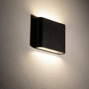 Kinkiet elewacyjny Semi 11cm IP54 LED 3000K czarny Nowodvorski