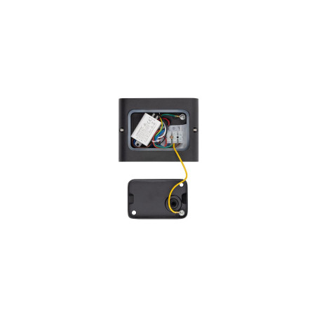 Kinkiet elewacyjny Semi 11cm IP54 LED 3000K czarny Nowodvorski