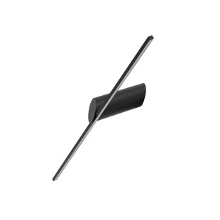 Kinkiet podłużny minimalistyczny Slash 66cm LED 3000K czarny Nowodvorski