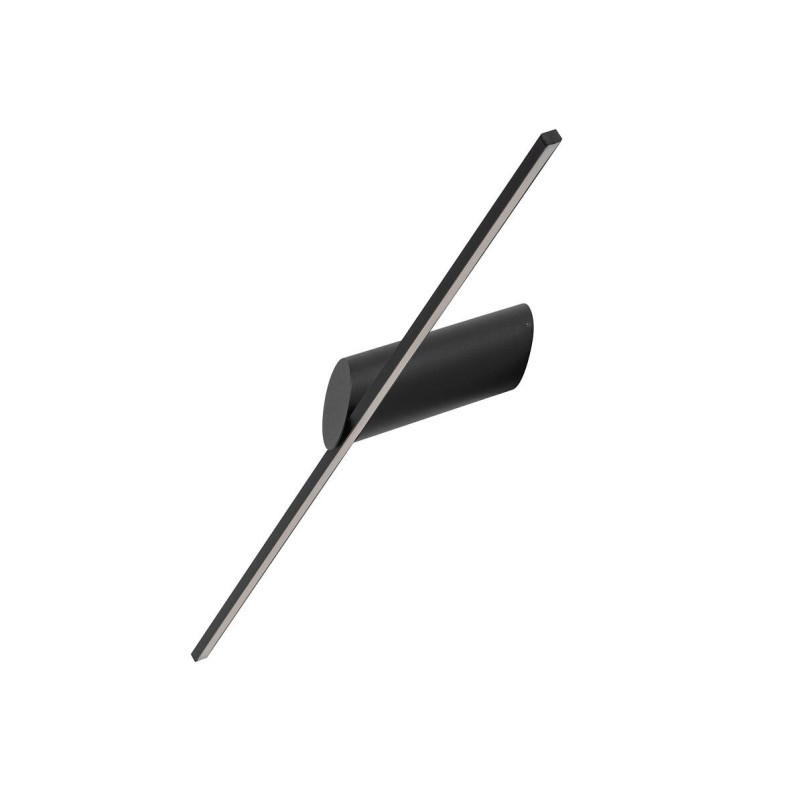 Kinkiet podłużny minimalistyczny Slash 66cm LED 3000K czarny Nowodvorski