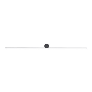 Kinkiet podłużny minimalistyczny Spin 99cm LED 4000K czarny Nowodvorski