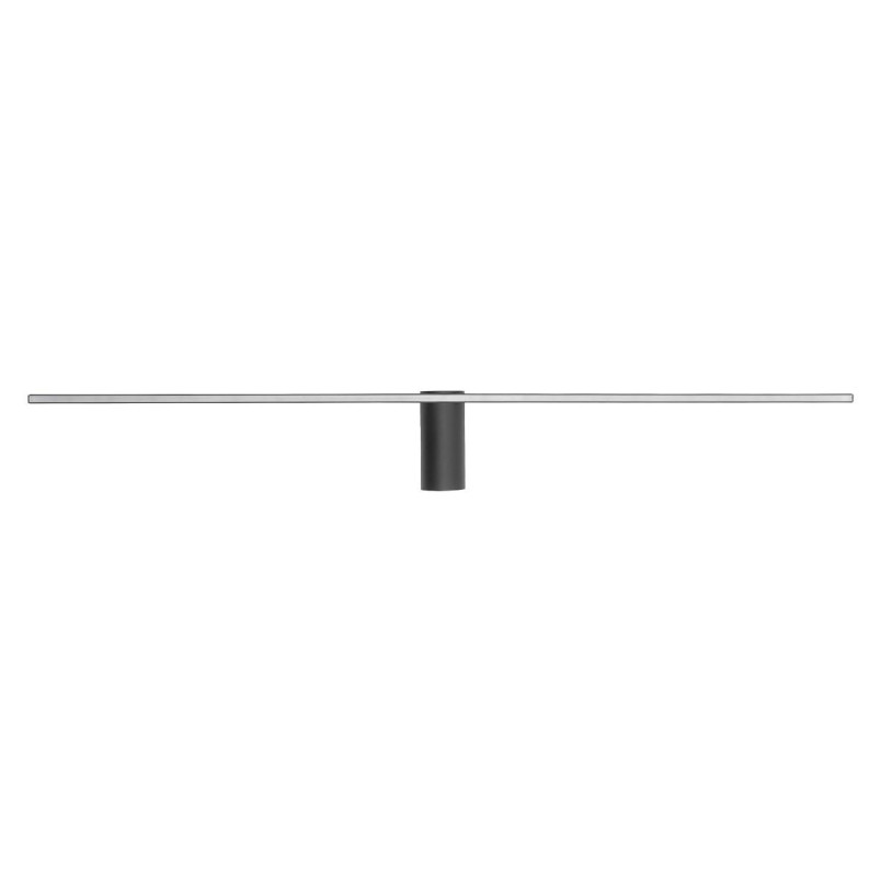 Kinkiet podłużny minimalistyczny Spin 99cm LED 4000K czarny Nowodvorski