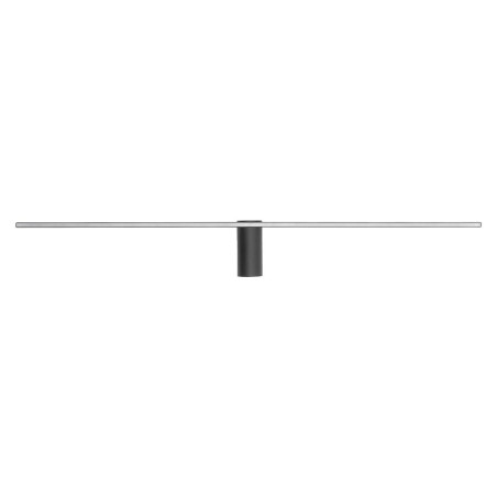 Kinkiet podłużny minimalistyczny Spin 99cm LED 4000K czarny Nowodvorski