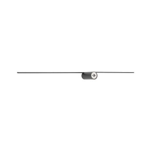 Kinkiet podłużny minimalistyczny Spin 99cm LED 4000K czarny Nowodvorski