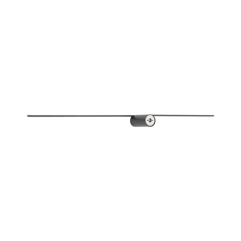 Kinkiet podłużny minimalistyczny Spin 99cm LED 4000K czarny Nowodvorski