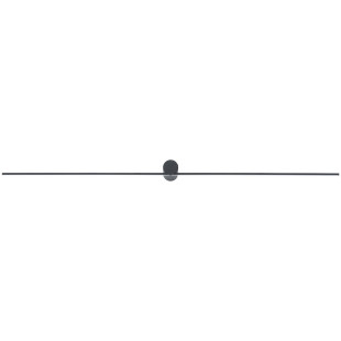 Kinkiet podłużny minimalistyczny Spin 120cm LED 4000K czarny Nowodvorski