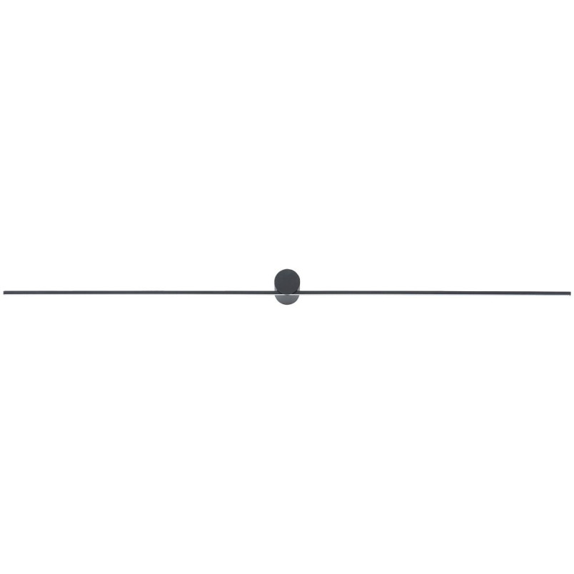 Kinkiet podłużny minimalistyczny Spin 120cm LED 4000K czarny Nowodvorski