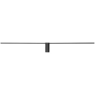 Kinkiet podłużny minimalistyczny Spin 120cm LED 4000K czarny Nowodvorski
