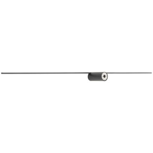 Kinkiet podłużny minimalistyczny Spin 120cm LED 4000K czarny Nowodvorski