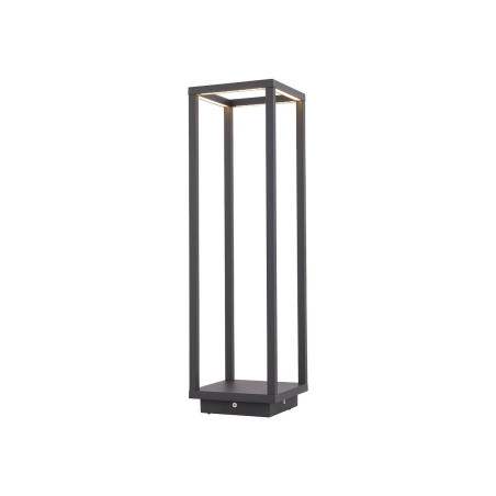 Słupek ogrodowy nowoczesny Symmetry 50cm LED 3000K IP54 grafitowy Nowodvorski