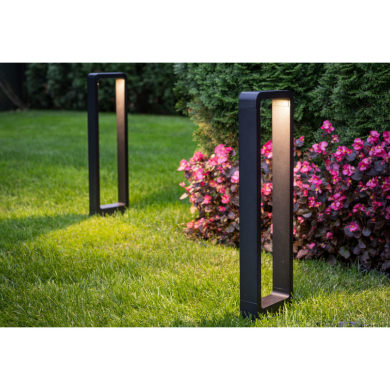 Lampa zewnętrzna stojąca - nowoczesna Thika 60cm LED 3000K IP54 czarna Nowodvorski