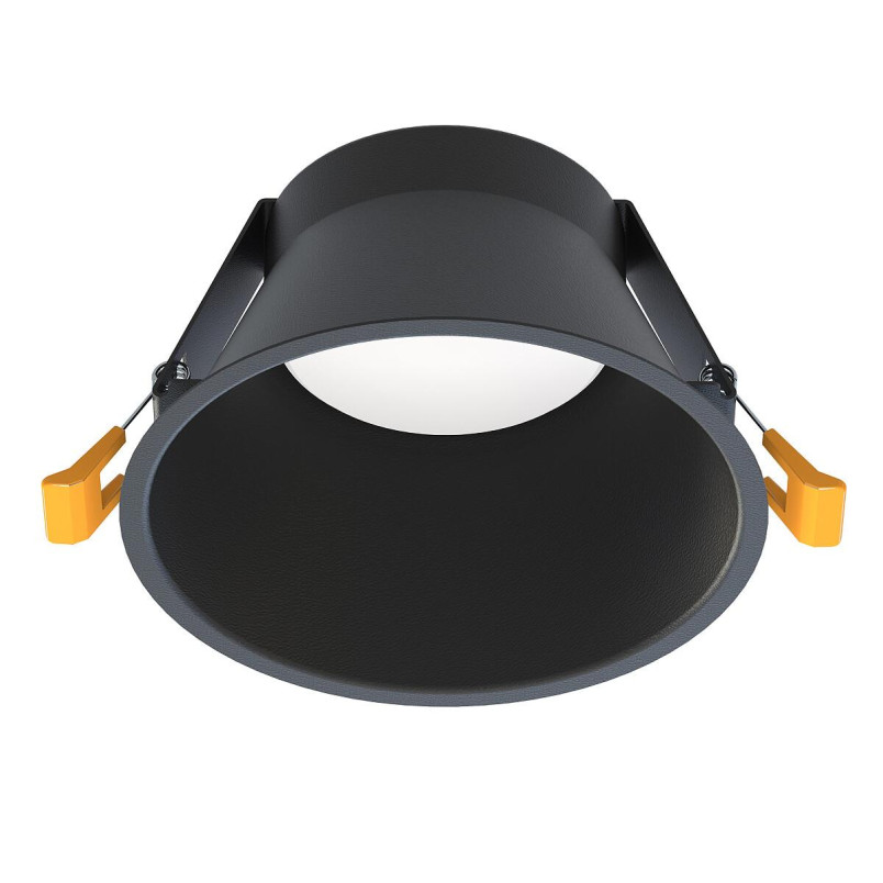 Lampa spot podtynkowa Uno 14cm czarna Nowodvorski