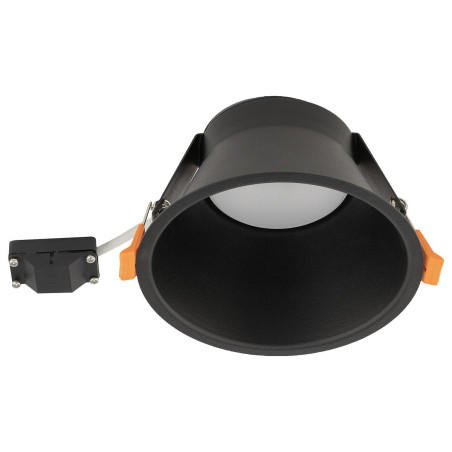 Lampa spot podtynkowa Uno 14cm czarna Nowodvorski