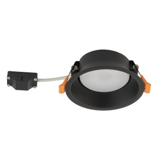 Lampa spot podtynkowa Uno 12cm czarna Nowodvorski