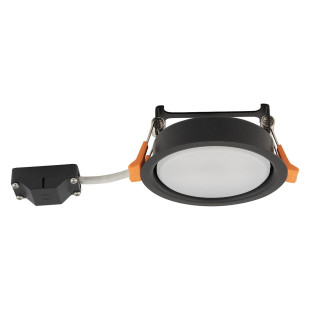Lampa spot podtynkowa Uno 9,5cm czarna Nowodvorski