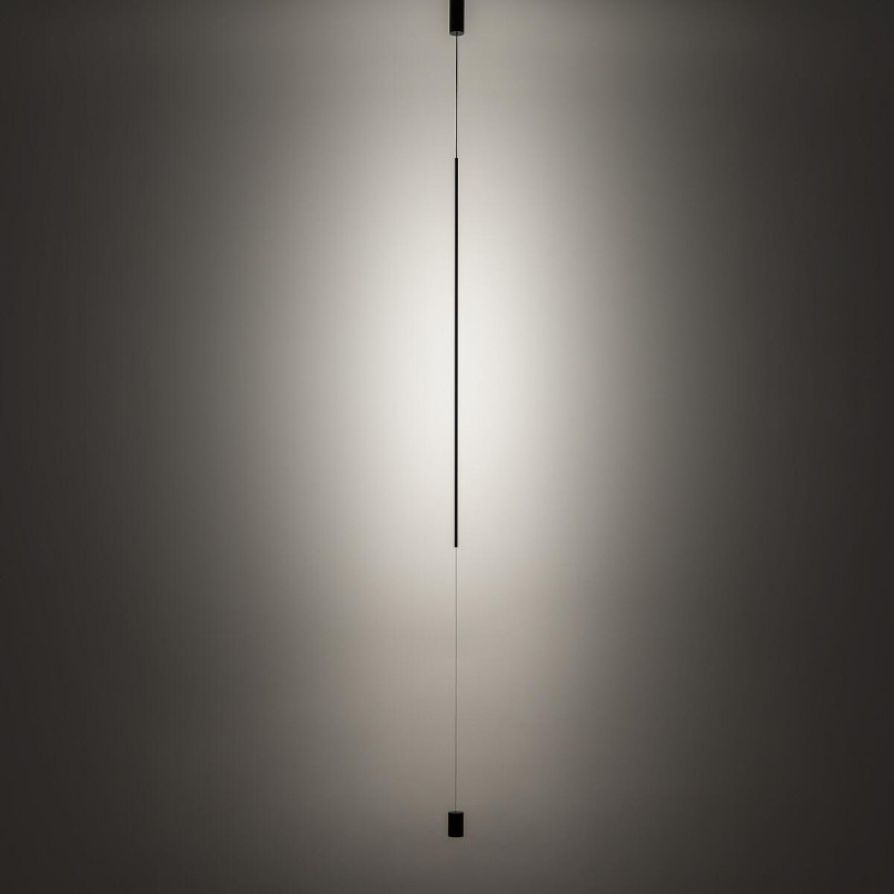 Lampa wisząca minimalistyczna Vertic LED 4000K 5,5cm czarna Nowodvorski