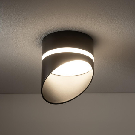 Lampa spot podtynkowa o nieregularnym kształcie Vis 8,5cm czarna Nowodvorski