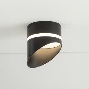 Lampa spot podtynkowa o nieregularnym kształcie Vis 8,5cm czarna Nowodvorski