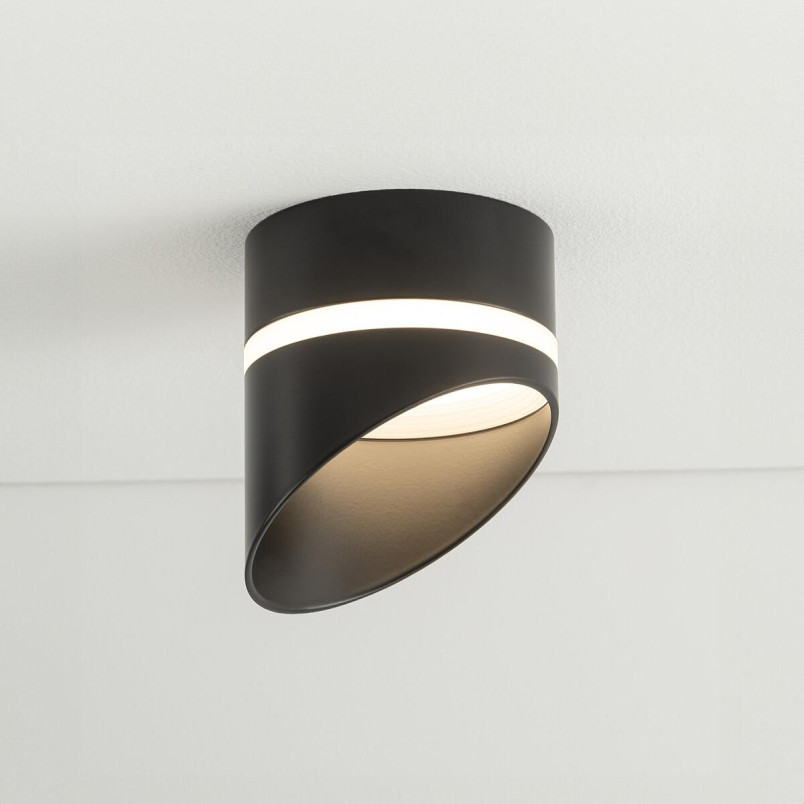 Lampa spot podtynkowa o nieregularnym kształcie Vis 8,5cm czarna Nowodvorski