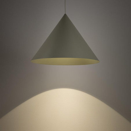 Lampa wisząca stożek Zenith 50cm szałwiowa Nowodvorski