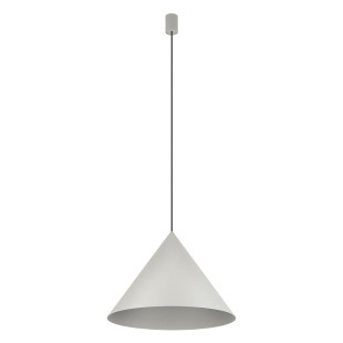 Lampa wisząca stożek Zenith 50cm szara Nowodvorski