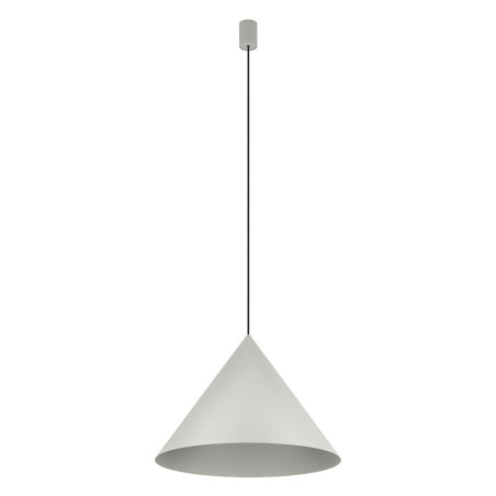 Lampa wisząca stożek Zenith 50cm szara Nowodvorski
