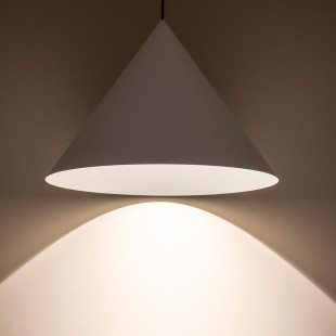 Lampa wisząca stożek Zenith 50cm szara Nowodvorski