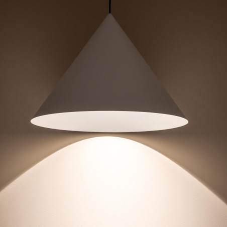 Lampa wisząca stożek Zenith 50cm szara Nowodvorski