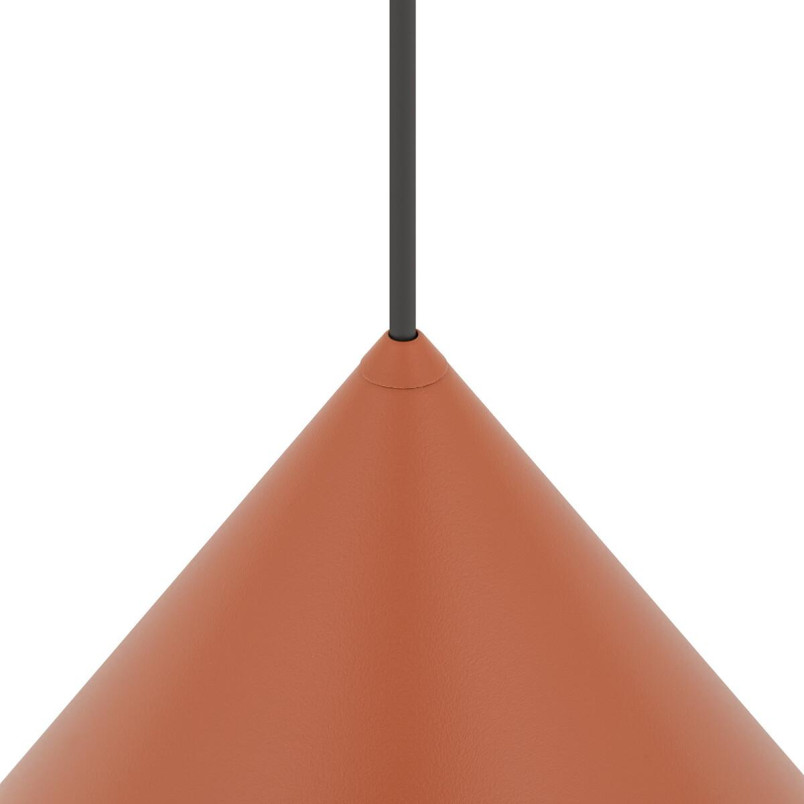 Lampa wisząca stożek Zenith 50cm terracotta Nowodvorski