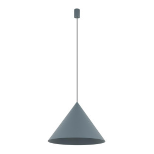 Lampa wisząca stożek Zenith 50cm szary błękit Nowodvorski