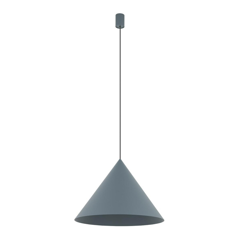 Lampa wisząca stożek Zenith 50cm szary błękit Nowodvorski