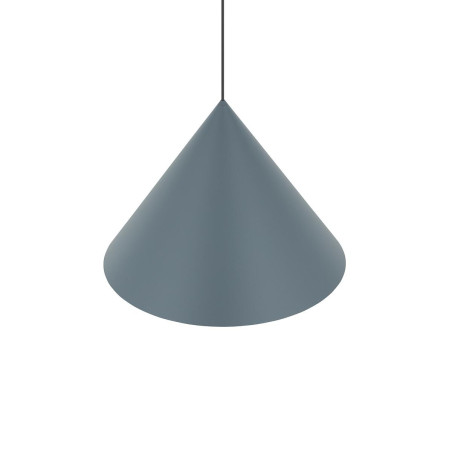 Lampa wisząca stożek Zenith 50cm szary błękit Nowodvorski