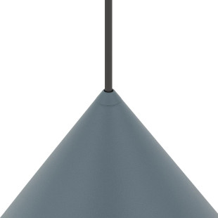 Lampa wisząca stożek Zenith 50cm szary błękit Nowodvorski