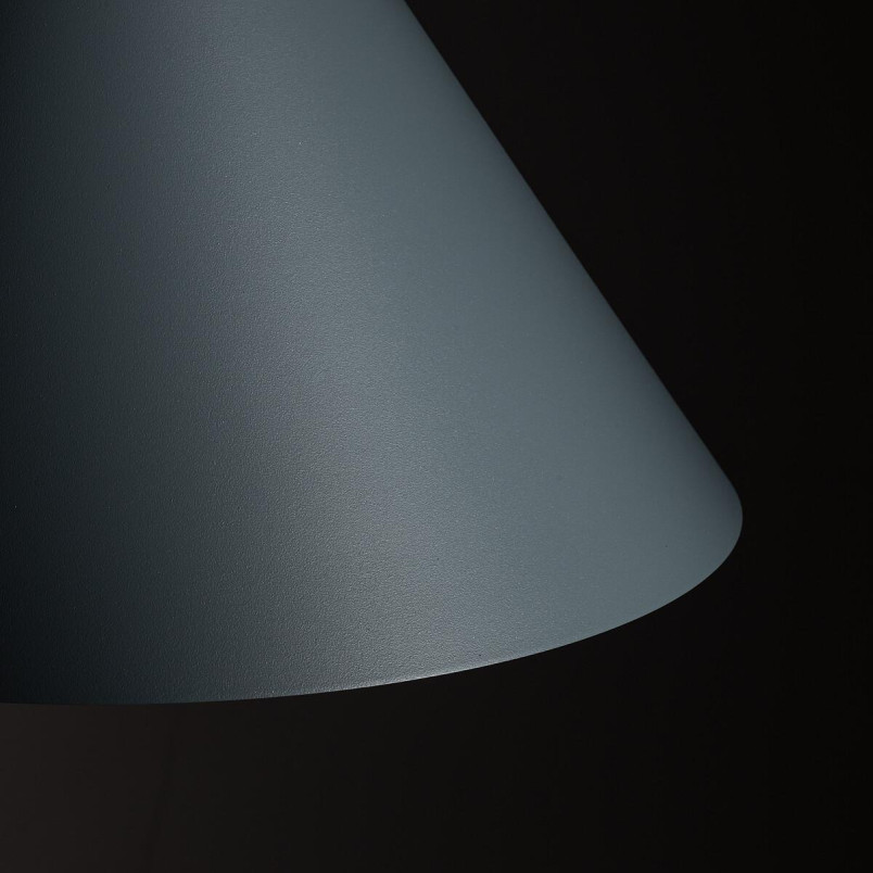 Lampa wisząca stożek Zenith 50cm szary błękit Nowodvorski