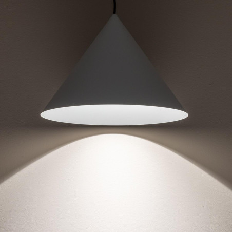 Lampa wisząca stożek Zenith 35cm szara Nowodvorski