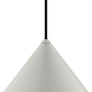 Lampa wisząca stożek Zenith 35cm szara Nowodvorski