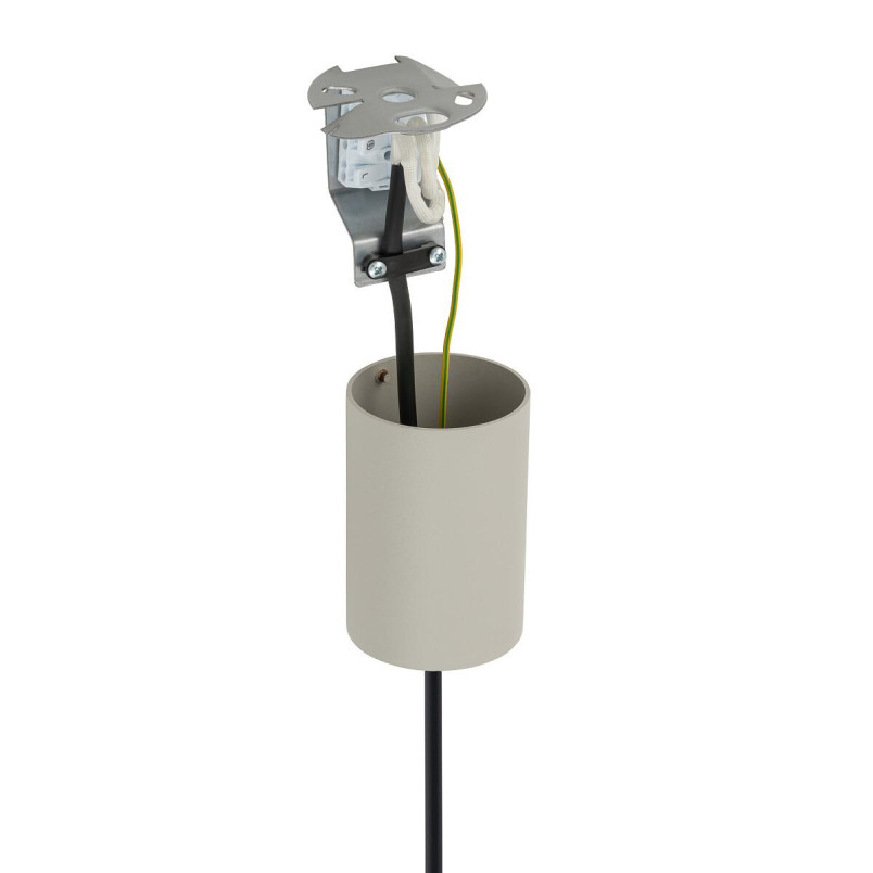 Lampa wisząca stożek Zenith 35cm szara Nowodvorski