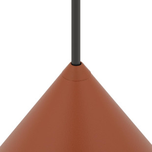 Lampa wisząca stożek Zenith 35cm terracotta Nowodvorski