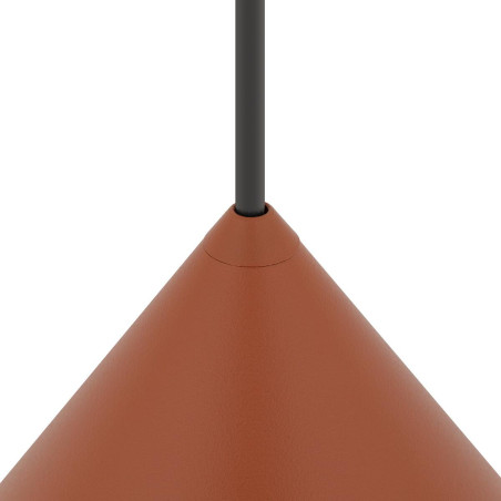 Lampa wisząca stożek Zenith 35cm terracotta Nowodvorski