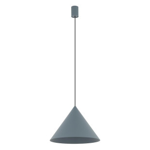Lampa wisząca stożek Zenith 35cm szary błękit Nowodvorski