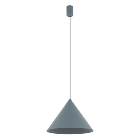 Lampa wisząca stożek Zenith 35cm szary błękit Nowodvorski