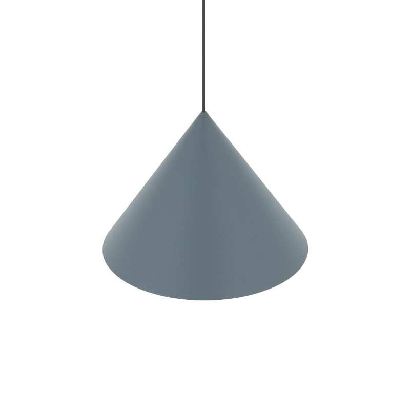Lampa wisząca stożek Zenith 35cm szary błękit Nowodvorski