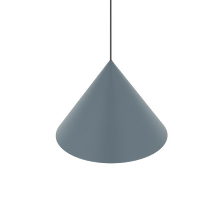 Lampa wisząca stożek Zenith 35cm szary błękit Nowodvorski