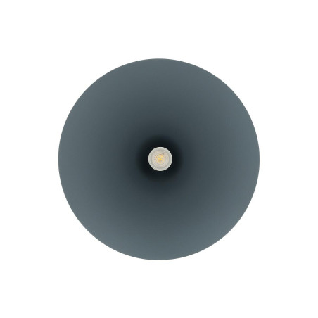 Lampa wisząca stożek Zenith 35cm szary błękit Nowodvorski
