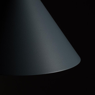 Lampa wisząca stożek Zenith 35cm szary błękit Nowodvorski