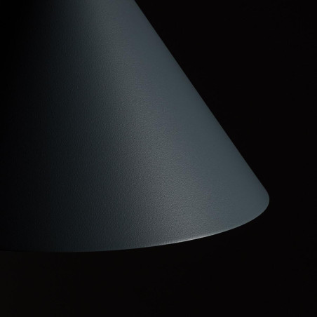 Lampa wisząca stożek Zenith 35cm szary błękit Nowodvorski