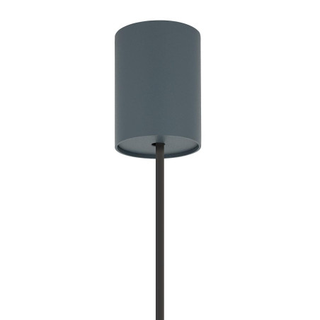 Lampa wisząca stożek Zenith 35cm szary błękit Nowodvorski