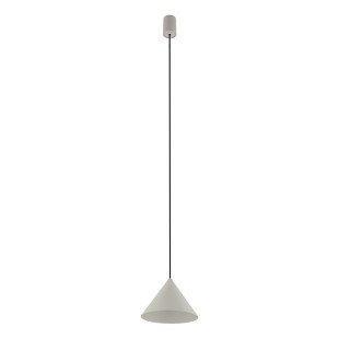 Lampa wisząca stożek Zenith 20,5cm szara Nowodvorski